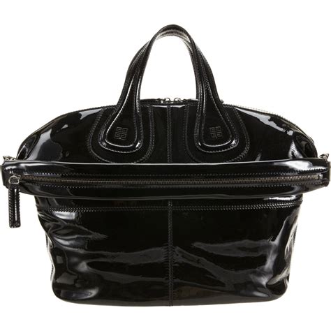 Nightingale patent leather handbag Givenchy Black in Patent 